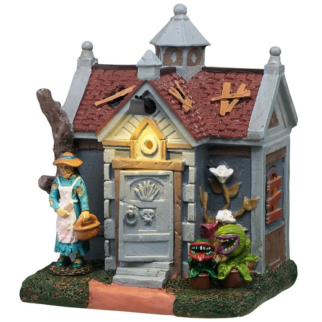 Lemax Spooky Town Grave Gardening #54436 1