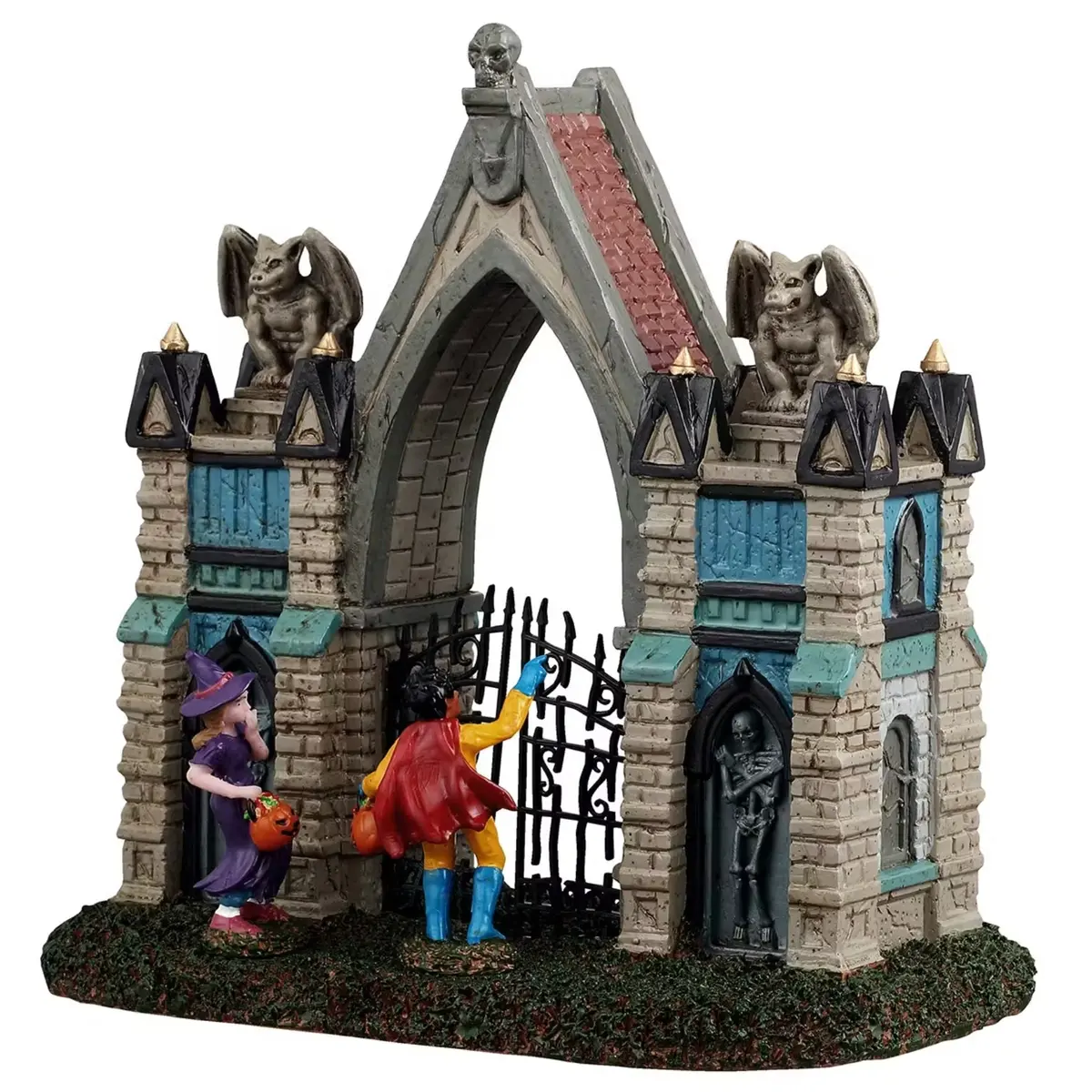 Lemax Spooky Town Gargoyle Gate #53732 1