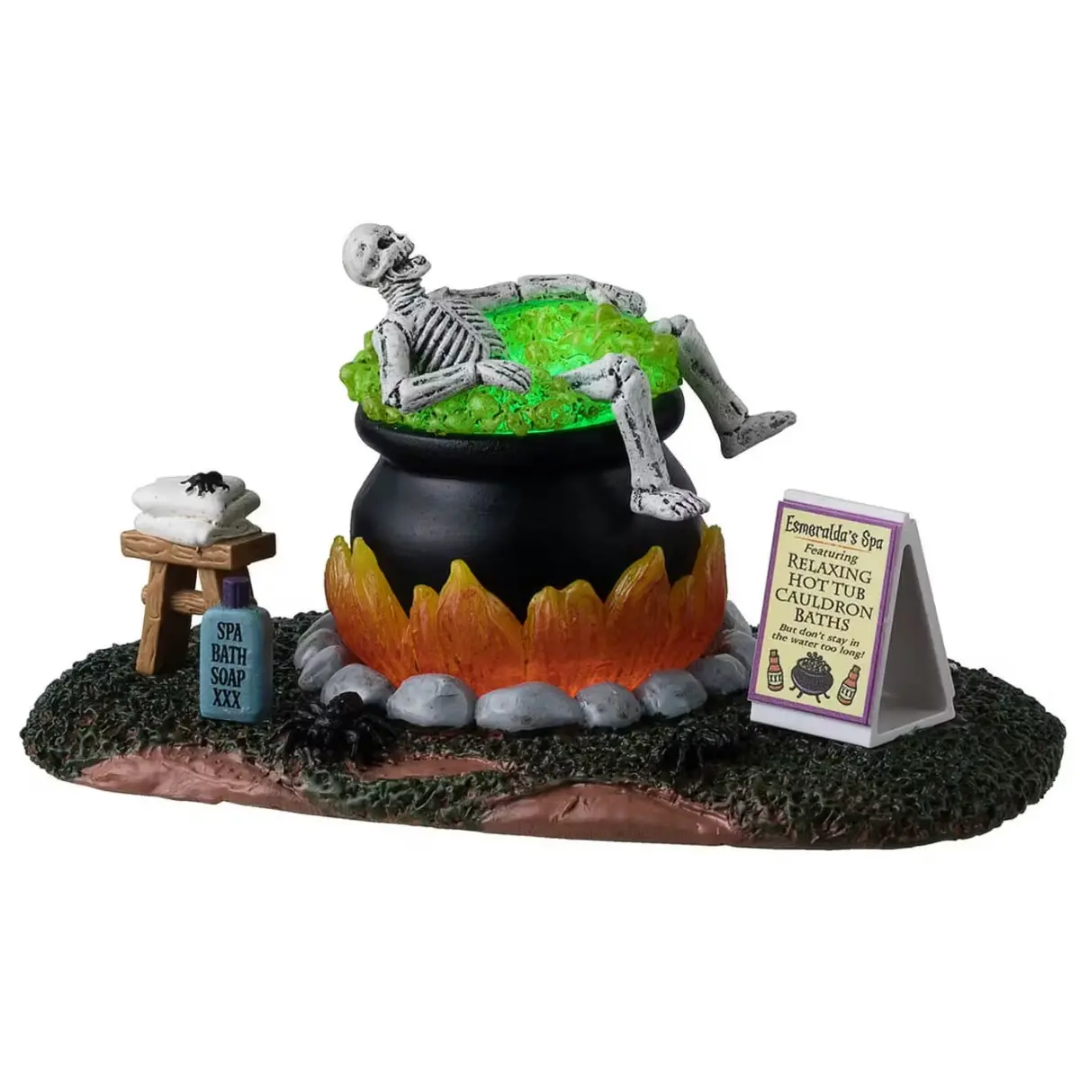 Lemax Spooky Town Nothing Like A Hot Bath #44302 1