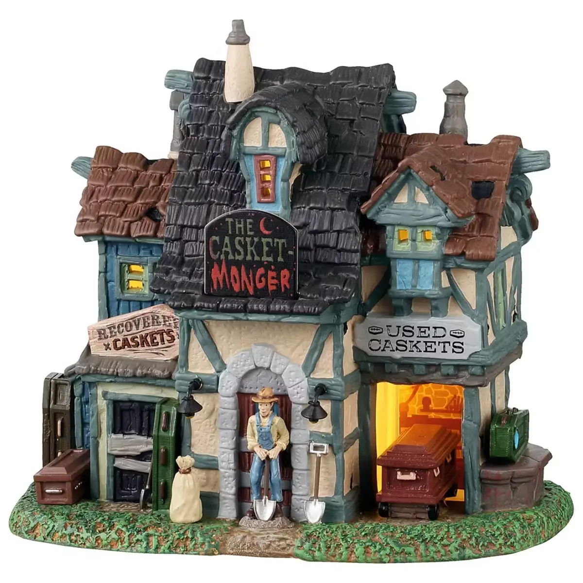 Lemax Spooky Town The Casket-Monger #55308 1