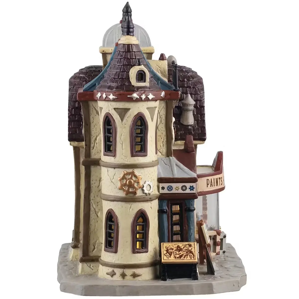 Lemax Spooky Town Dorian Gray's Art Supplies #55306 2