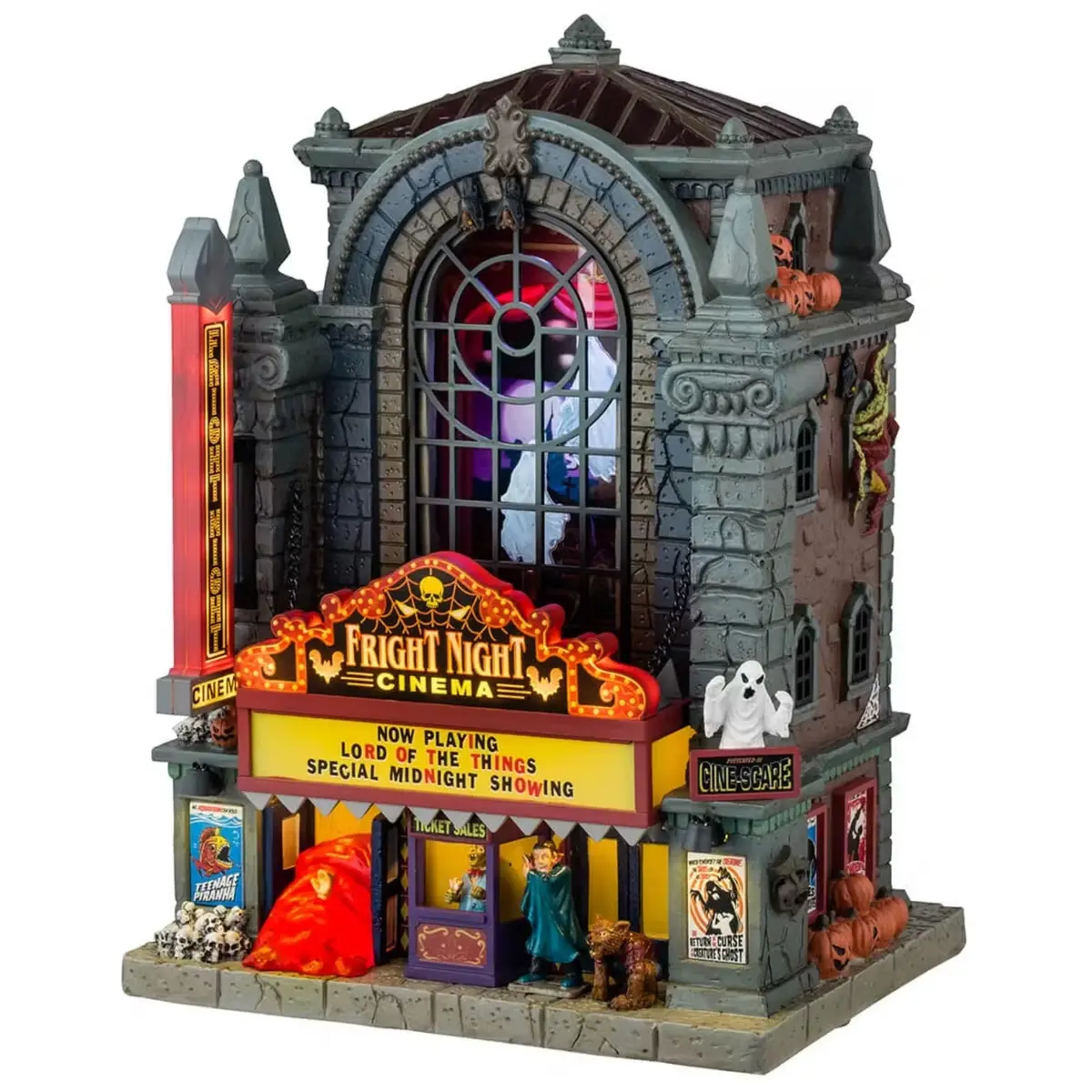 Lemax Spooky Town Fright Night Cinema #45203 1