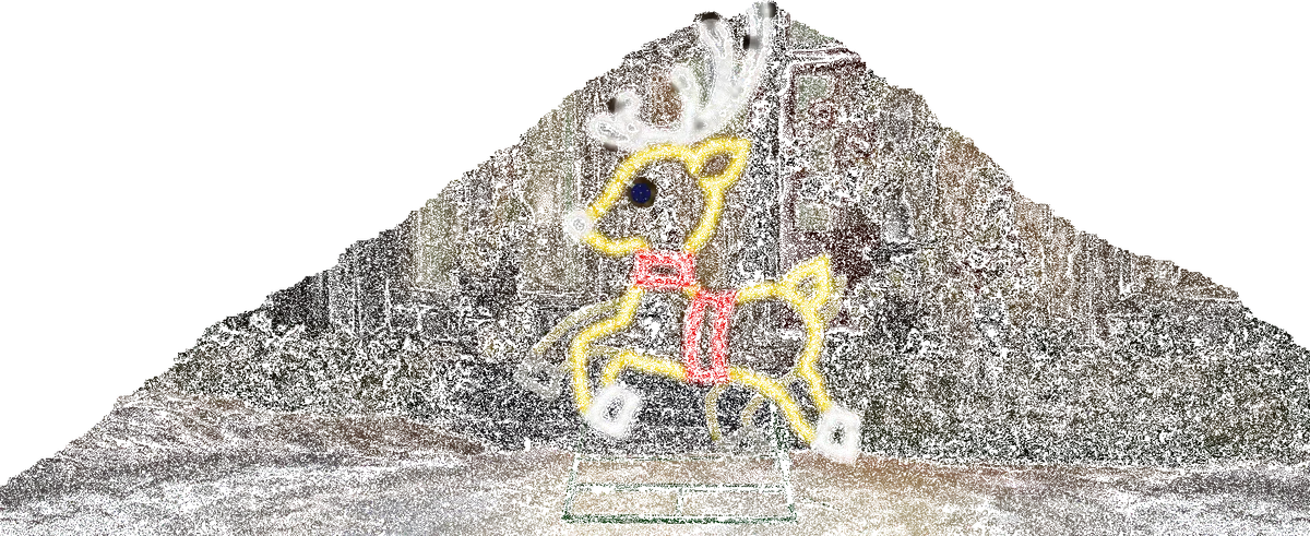 Hi-Vibrant Led Prancing Reindeer Christmas Decoration 1