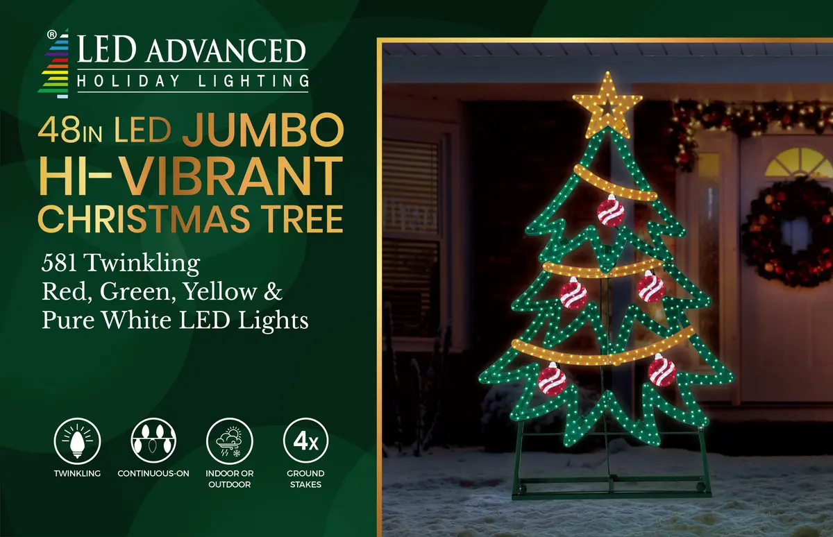 Hi-Vibrant Led Tree Christmas Decoration 2
