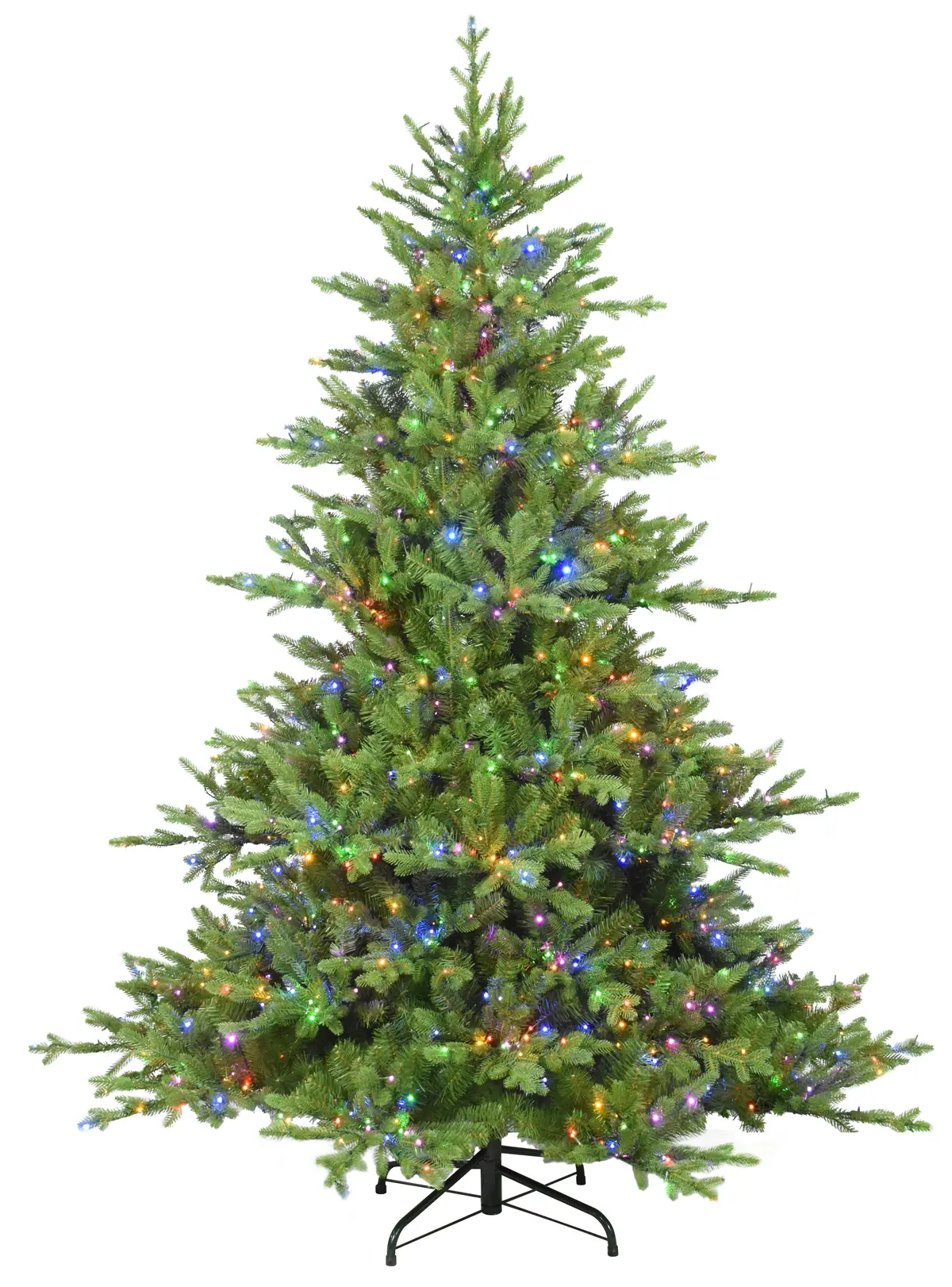 7.5' Life-Like Norway Spruce 18-Function Starry Lights Artificial Christmas Tree 1