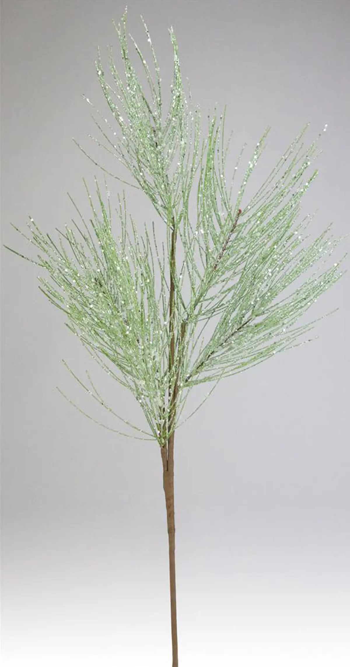 31" Green Glittered Pine Spray 1