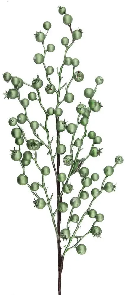 31" Metallic Lime Berry Pick Spray 1