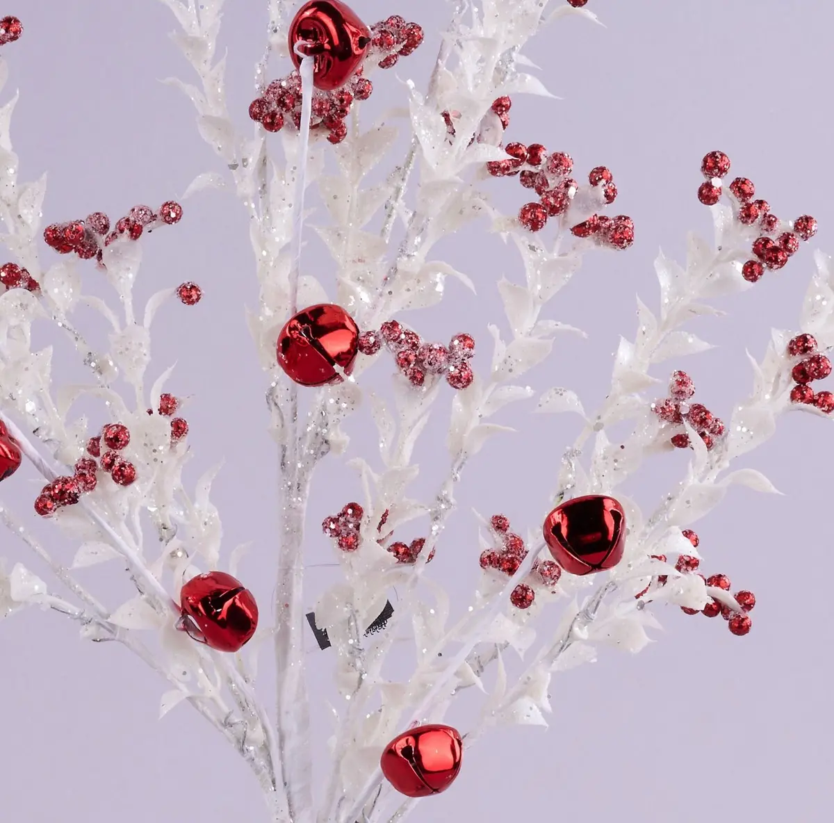 18" Jingle Bell Berry & Mini Leaf Spray 2