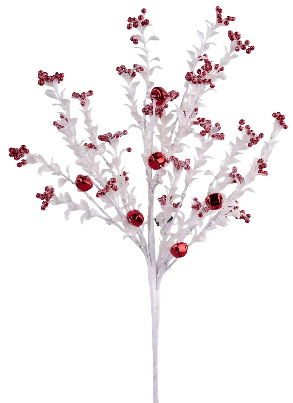 18" Jingle Bell Berry & Mini Leaf Spray 1