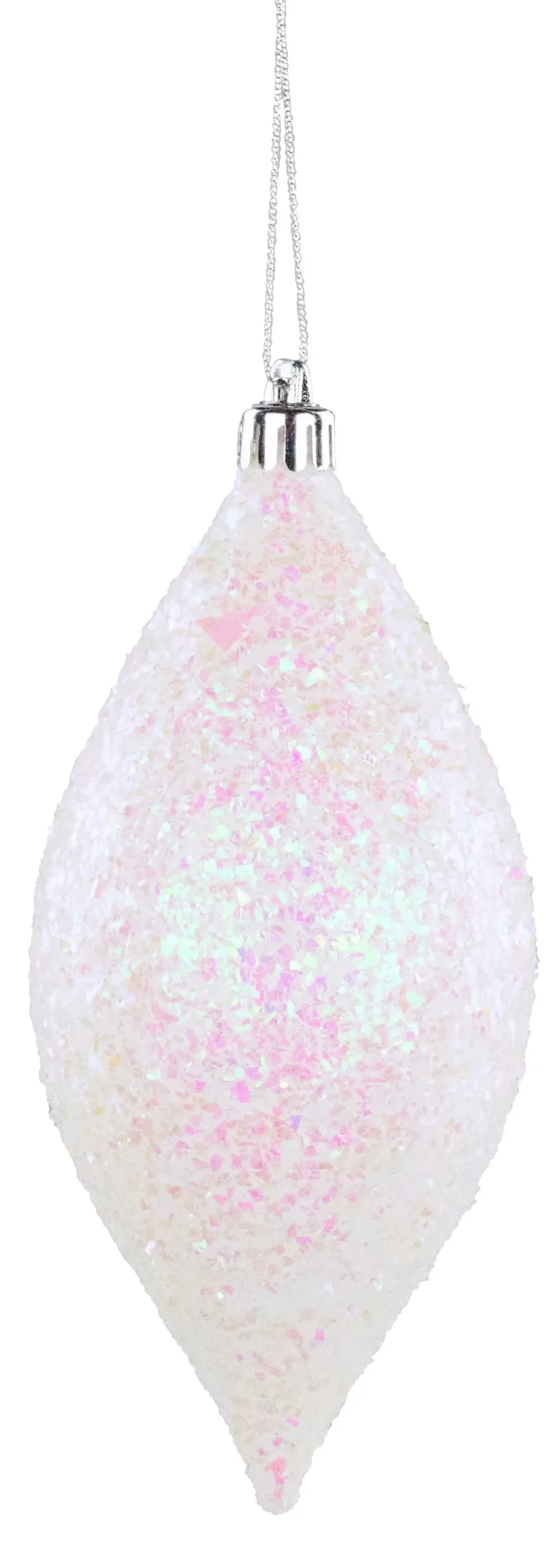 6.25" Iridescent Confetti Finial Ornament 1