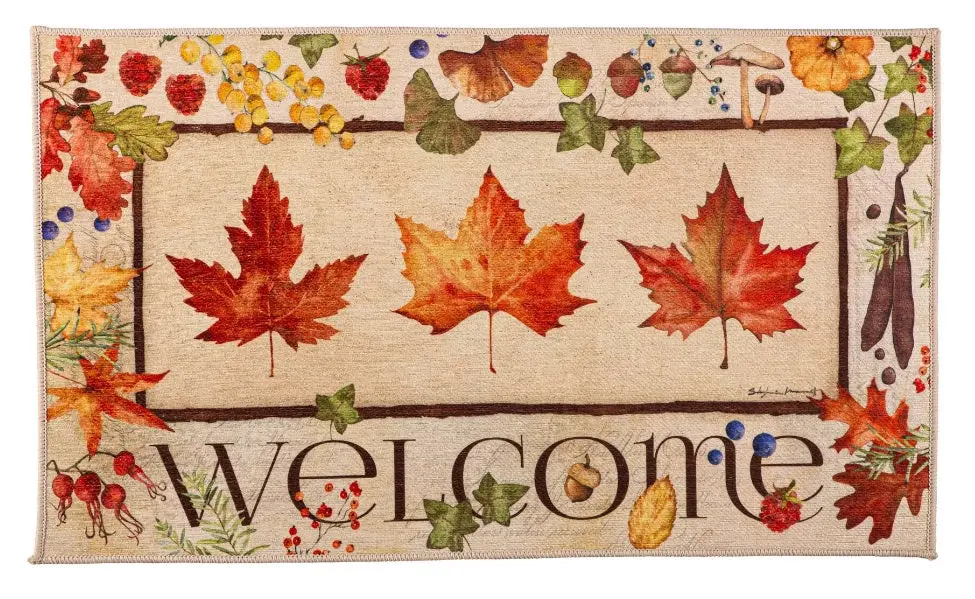 Welcome Fall Indoor/Outdoor Washable Mat 1