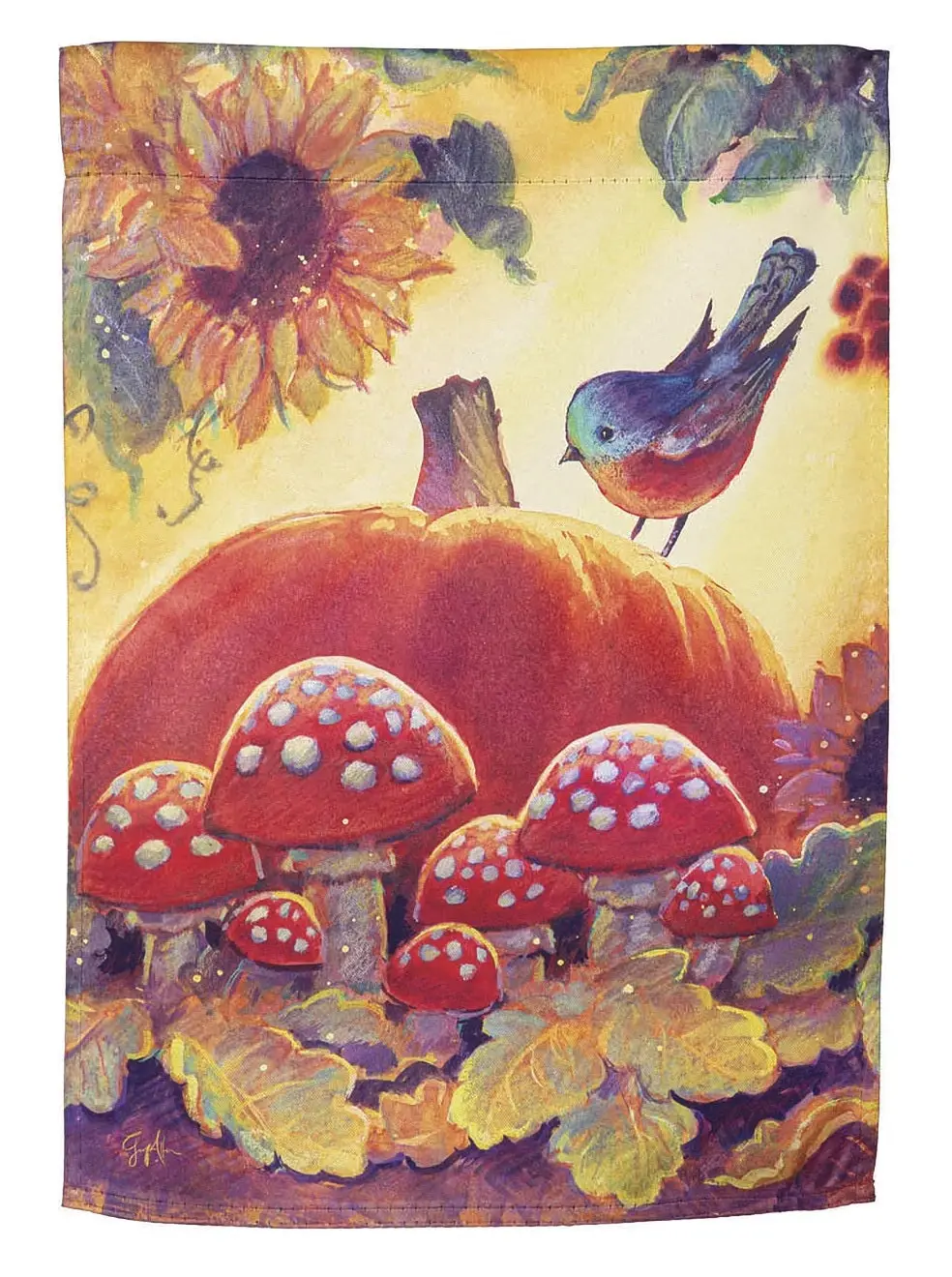 Autumn Light Suede Garden Flag 1