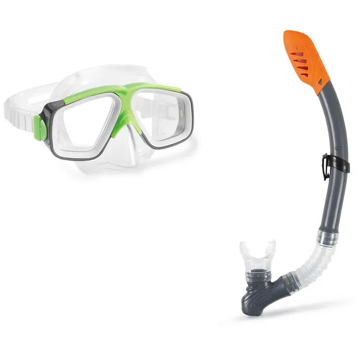 Hypoallergenic Surf Rider Swim Mask And Snorkel Set, Ages 8+ 1