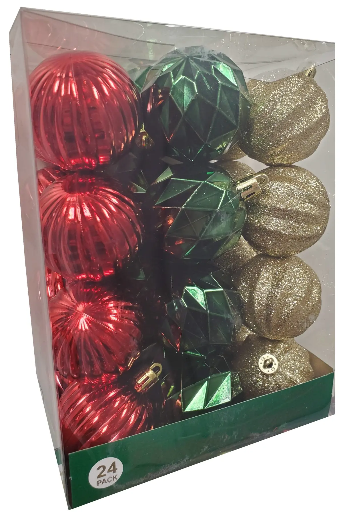Pack Of 24 Unbreakable 50Mm Holiday Ornaments 2