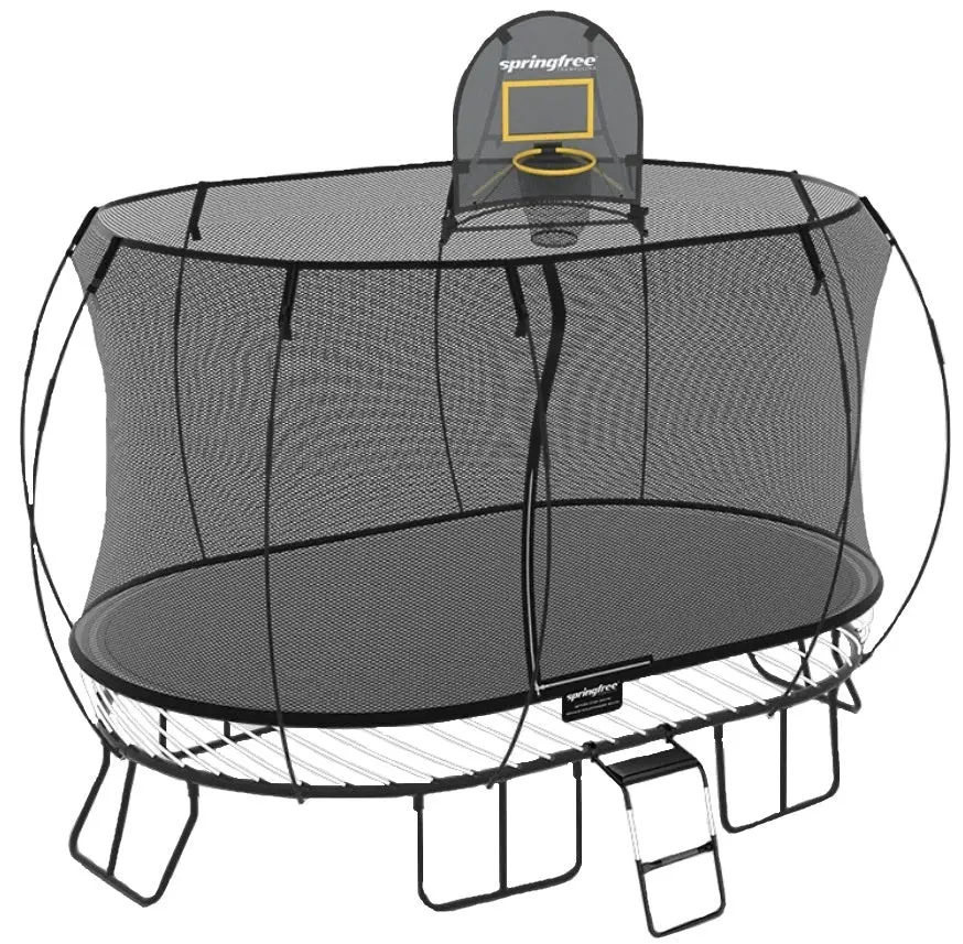 8' X 13' Large Oval Springfree Trampoline Ultimate Bundle 1