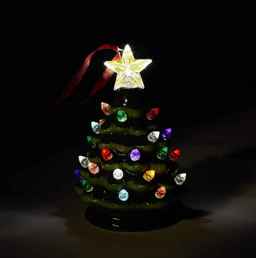 5.25" Tinsel Town Vintage Lighted Tree Ornament 2