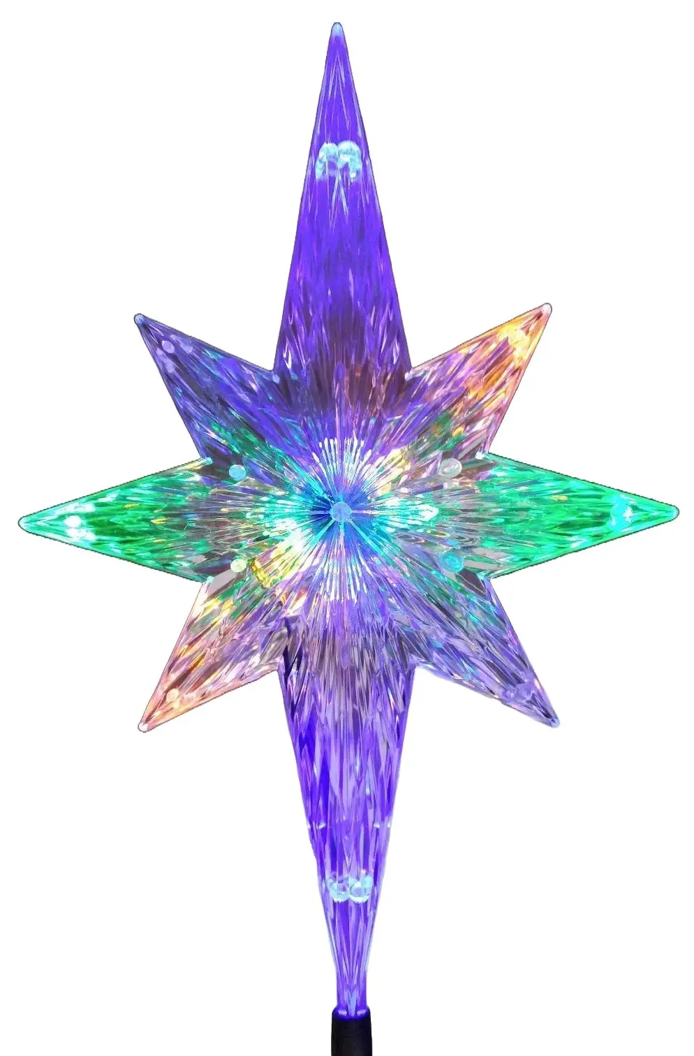 10-Light Color-Changing Led Polar Star Treetop 1