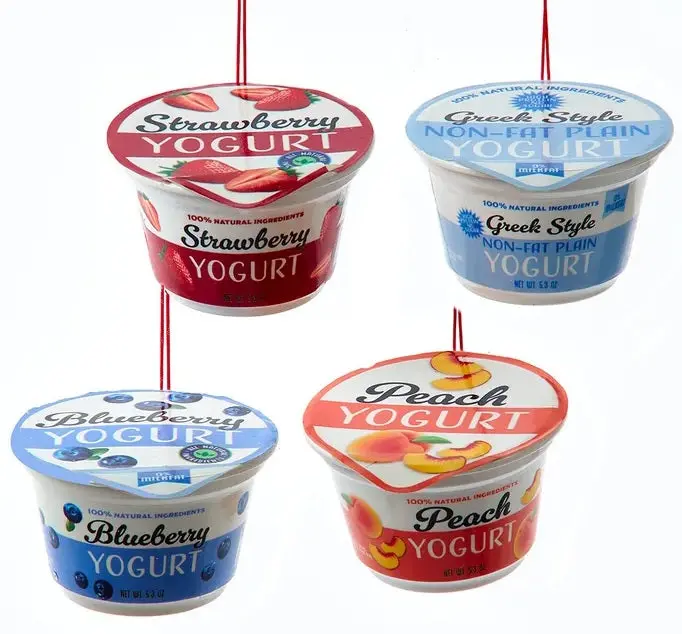 3" Yogurt Ornament 1