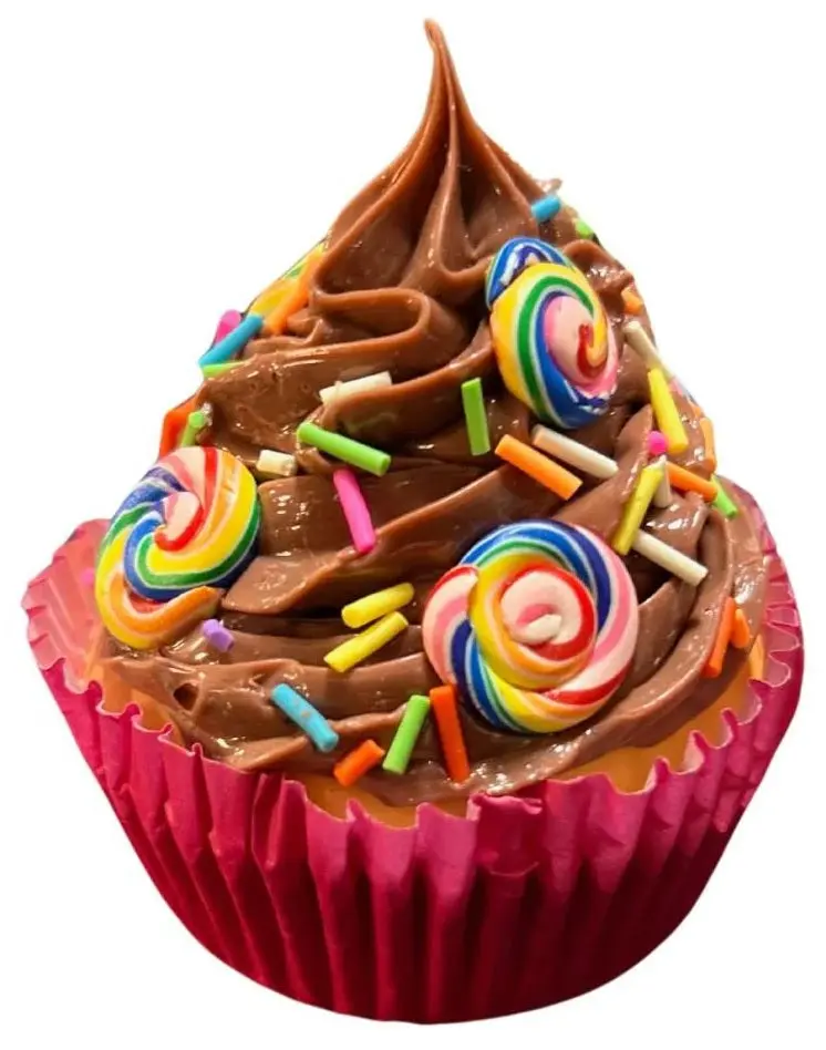 2.75" Sweet Cupcake With Candy Ornament 2