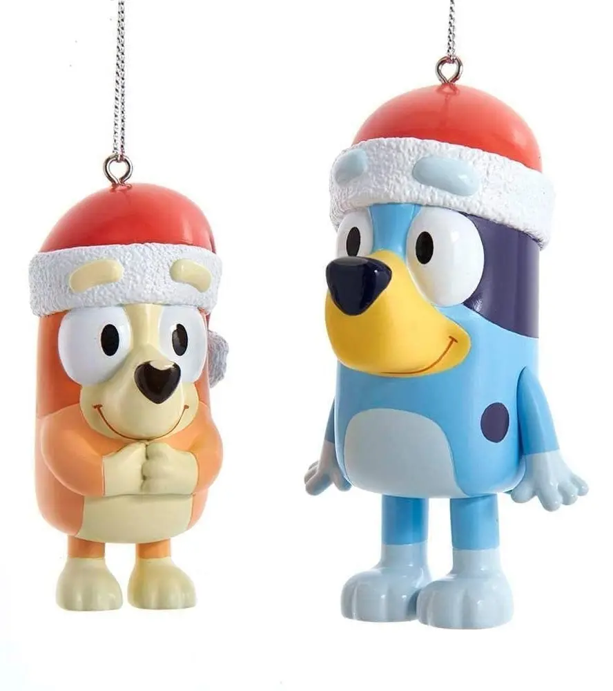 5.12" Christmas Bluey/Bingo Ornament 1