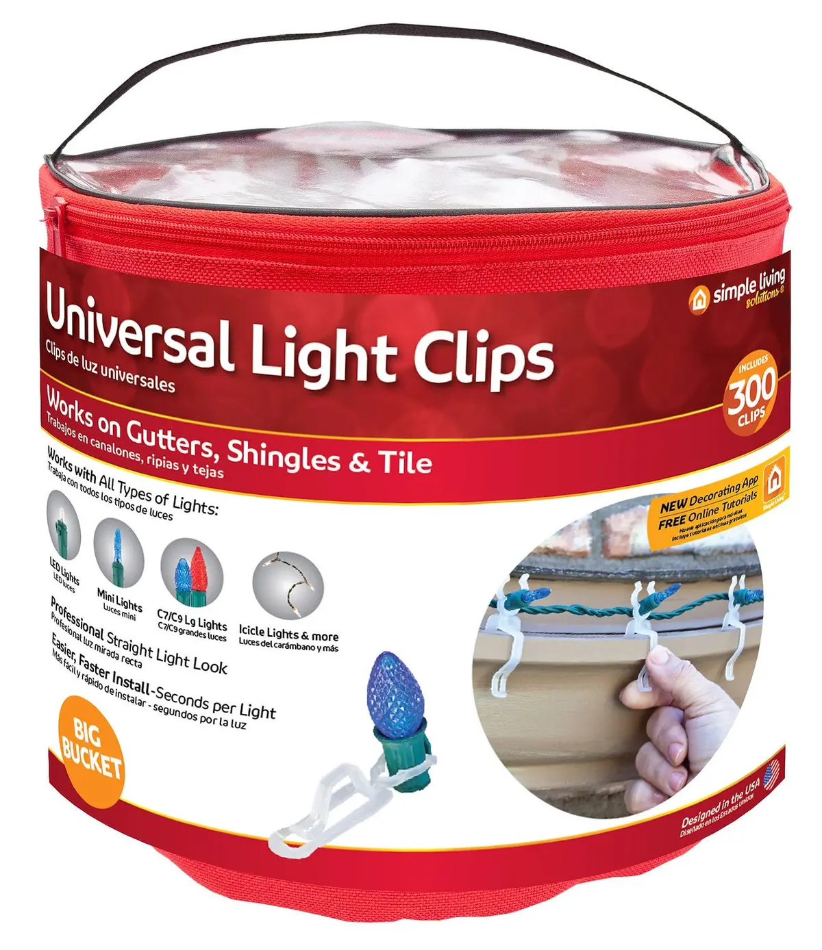 300-Pack Of Universal Light Clips 1