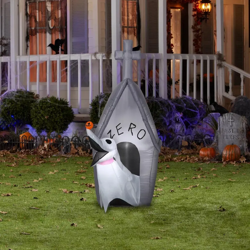 5' Airblown® Nightmare Before Christmas Zero's Doghouse Inflatable 1