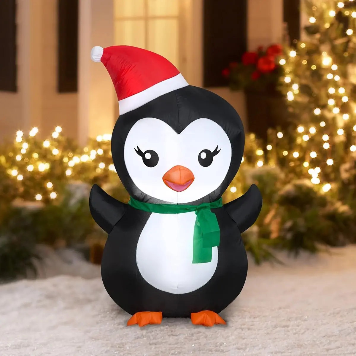 3.5' Airblown® Playful Penguin Christmas Inflatable 1