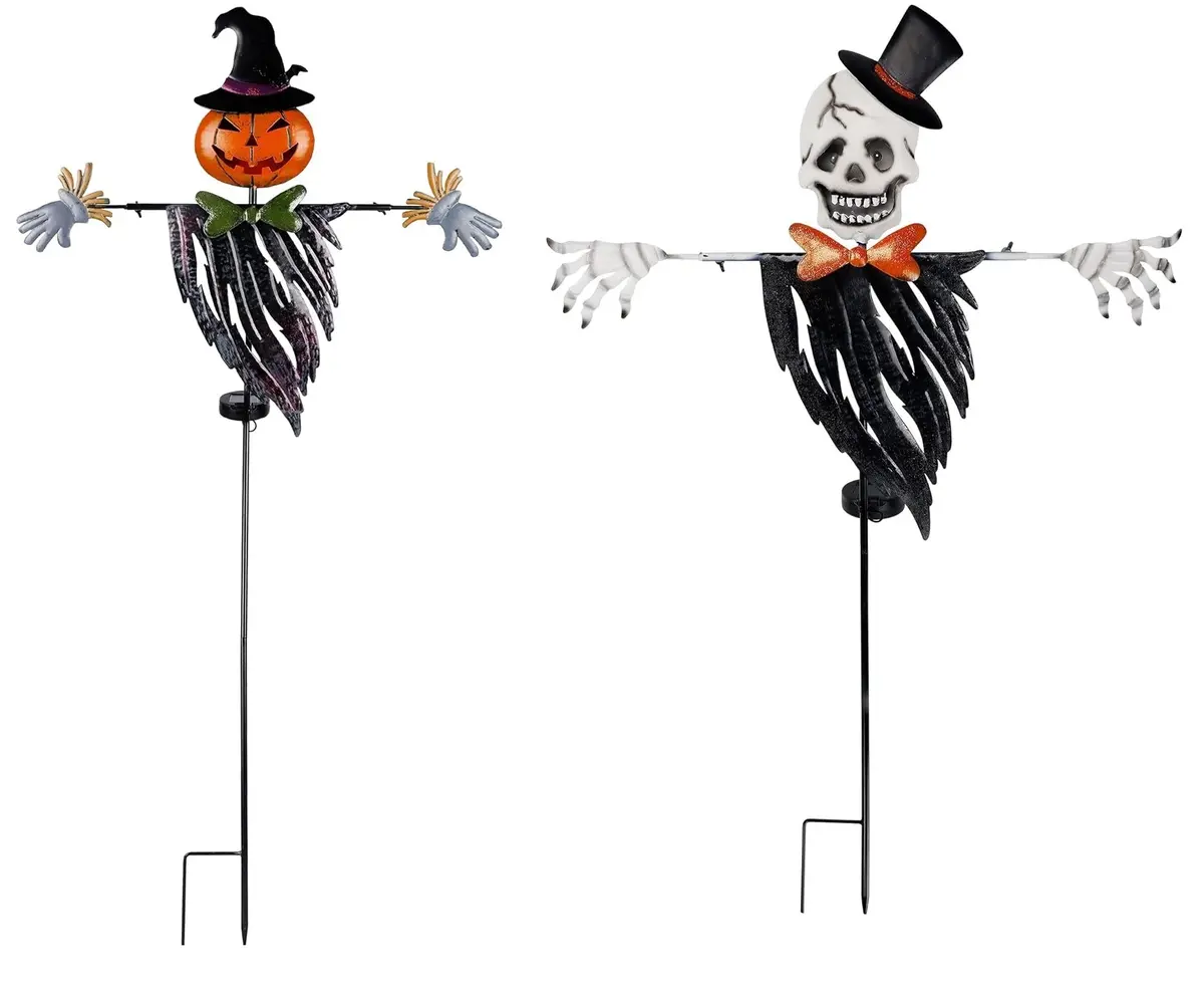 Solar Led Halloween Metal Stake Yard Decoration 1