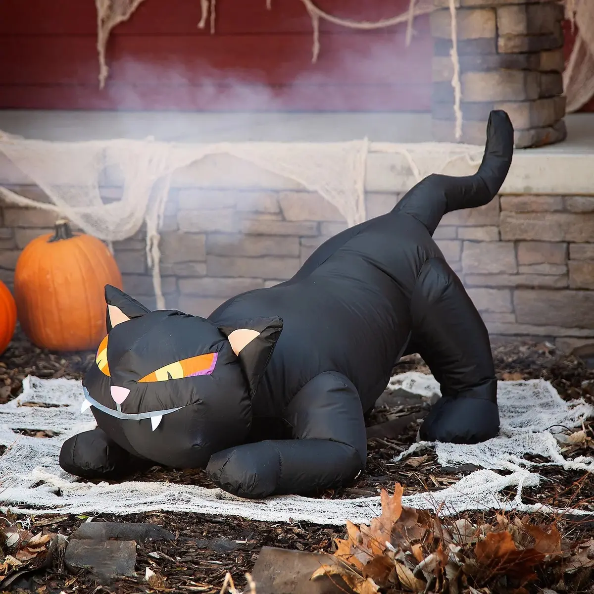 4' Airblown® Black Cat Halloween Inflatable 1