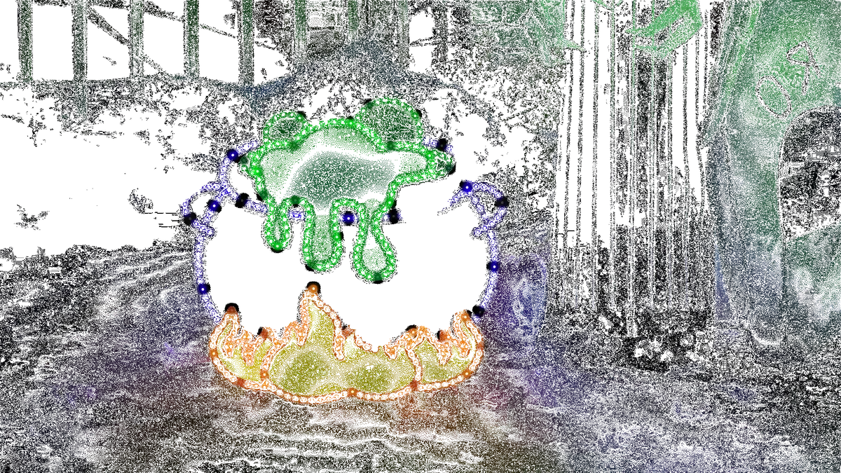 16" Hi-Vibrant Led Witch's Cauldron Halloween Decoration 1