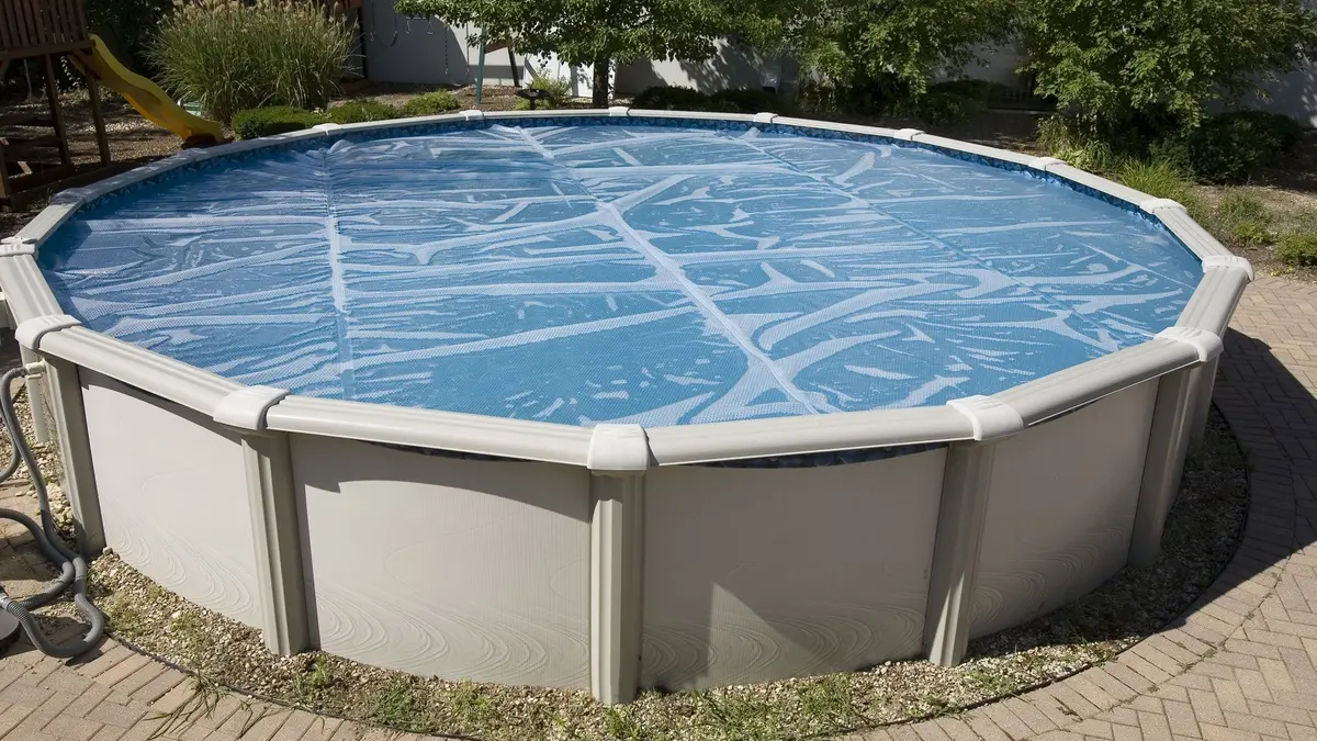 Clear Oval 12 Mil Commercial Grade Above Ground Pool Solar Cover 2