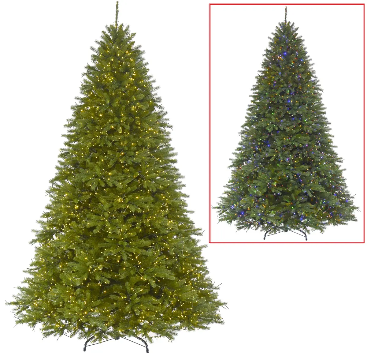 7.5' Majestic Galaxy Spruce Dual Led Powerconnect™ Pre-Lit Artificial Christmas Tree 1