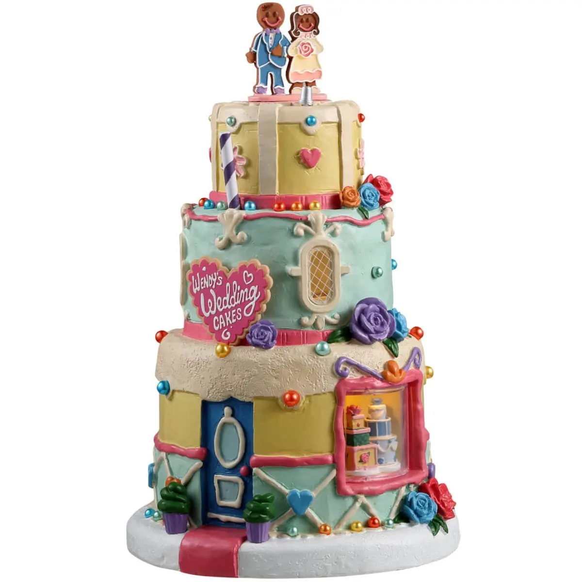 Lemax Sugar N Spice Lighted Building: Wendy's Wedding Cakes #35095 1