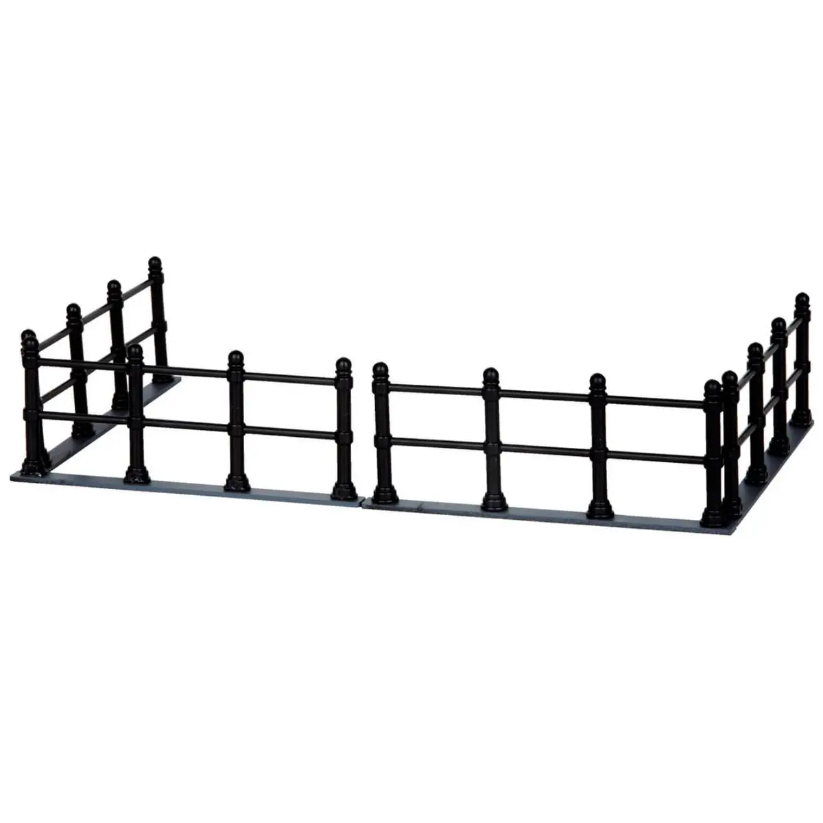 Lemax Caddington Village Accessory: Canal Fence, Set Of 4 #44789 1