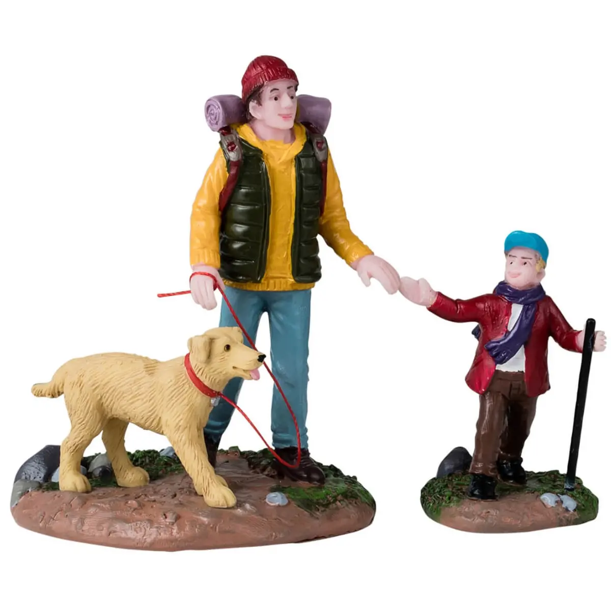 Lemax Vail Village Figurines: Hiking Buddies, Set Of 2 #42311 1