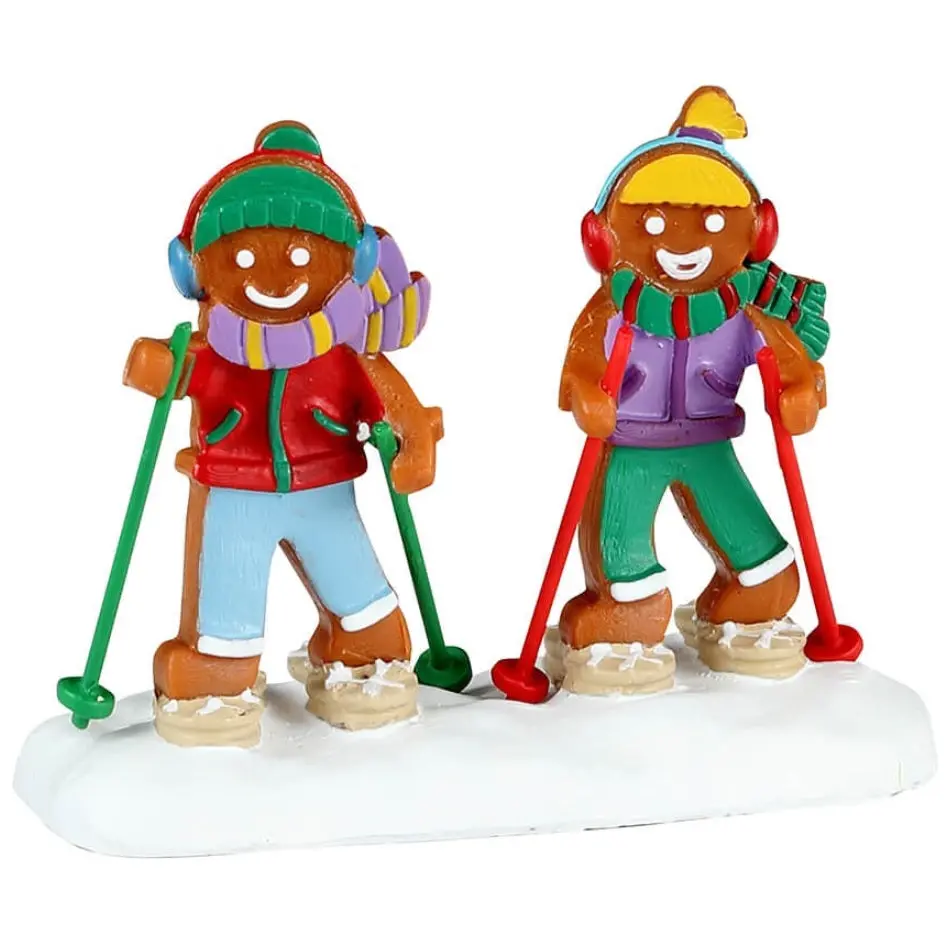 Lemax Sugar N Spice Figurines: Snowshoe Walkers #32233 1