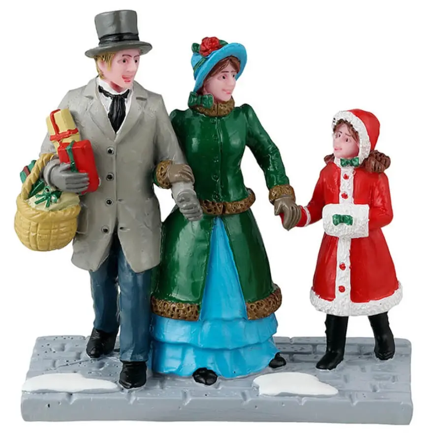 Lemax Caddington Village Figurine: Christmas Eve Shopping #42315 1