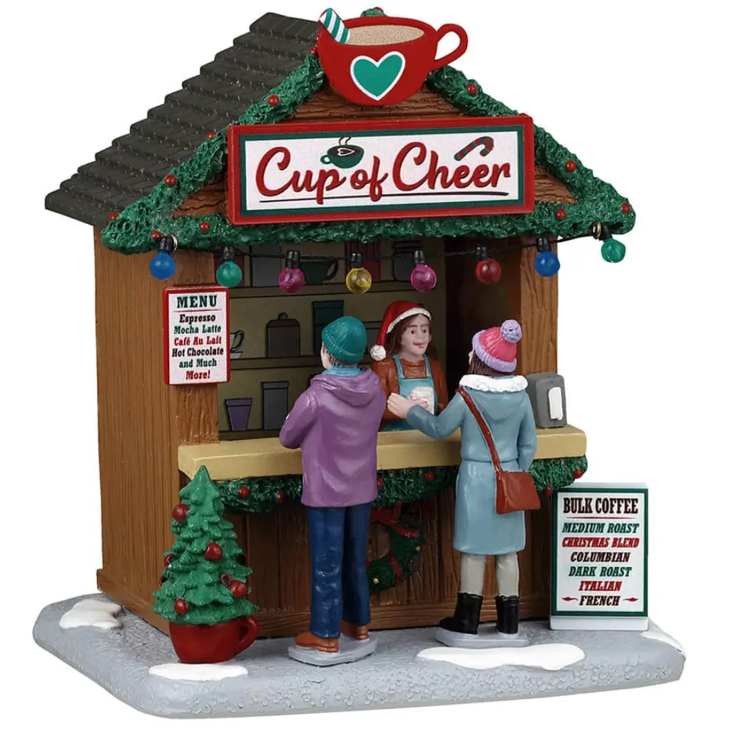 Lemax Caddington Village Table Accent: Cup Of Cheer #43712 1