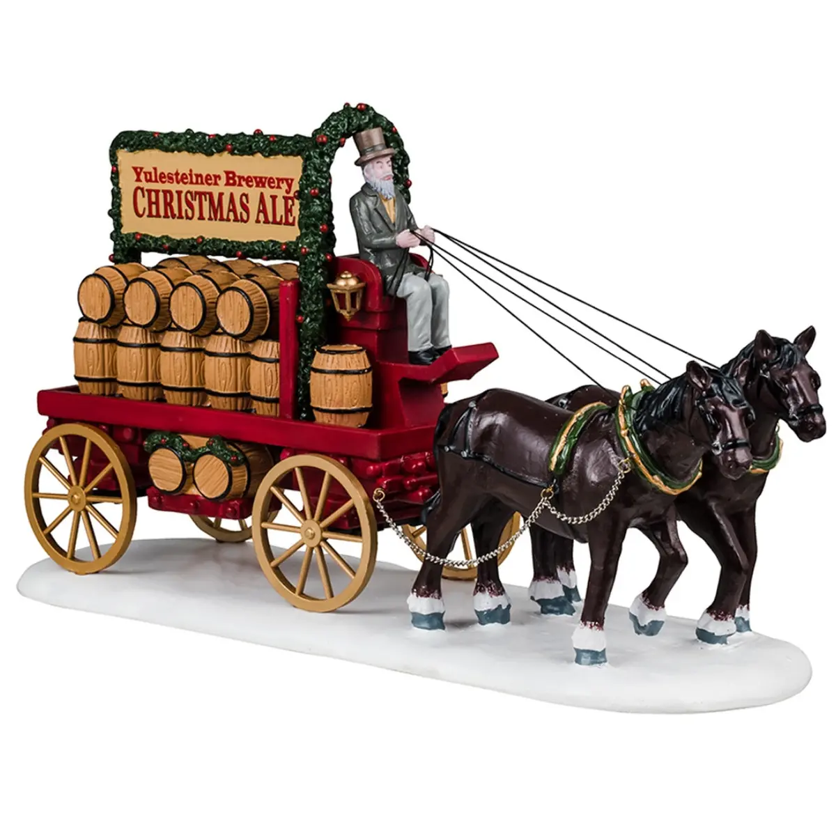 Lemax Caddington Village Table Accent: Christmas Ale Delivery #43710 1