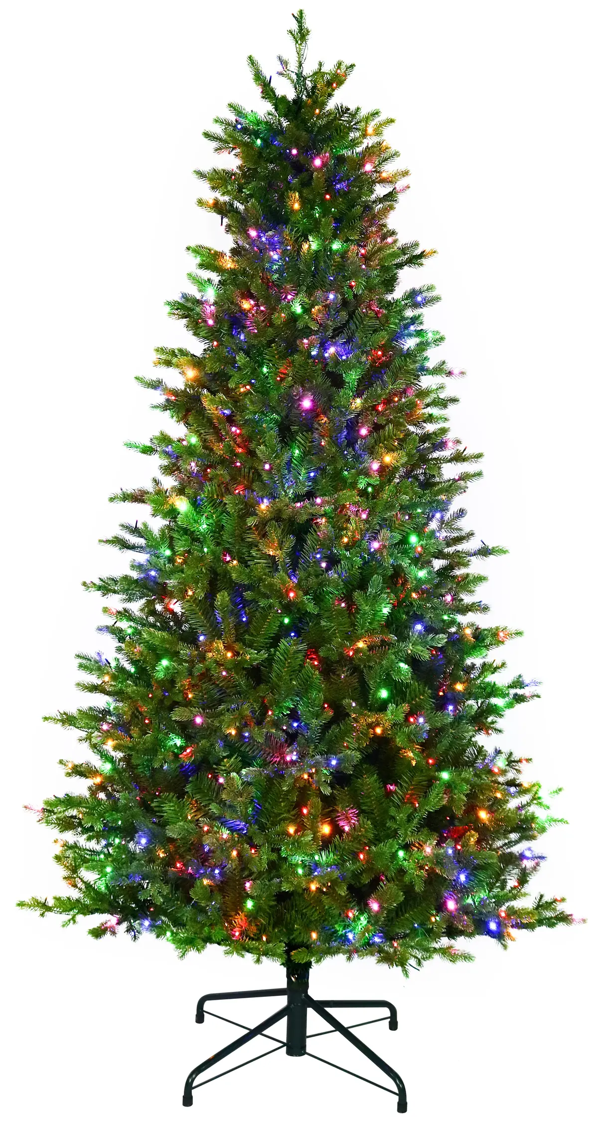 Noble Fir Artificial Christmas Tree With Starry Led Lights 1
