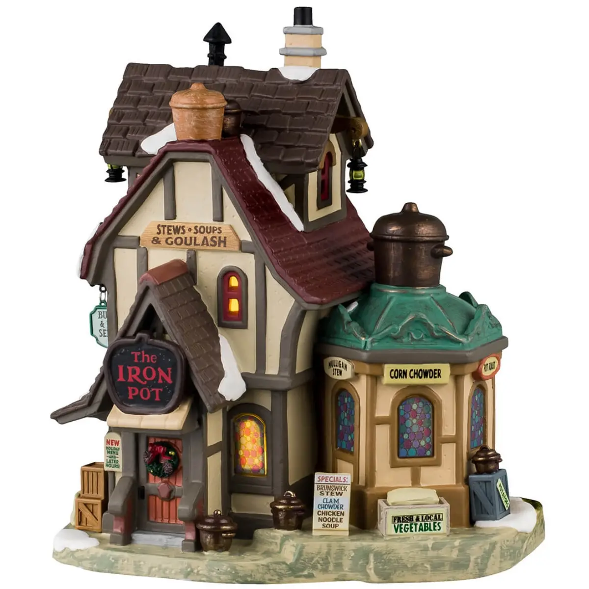Lemax Caddington Village Lighted Building: The Iron Pot #45262 1