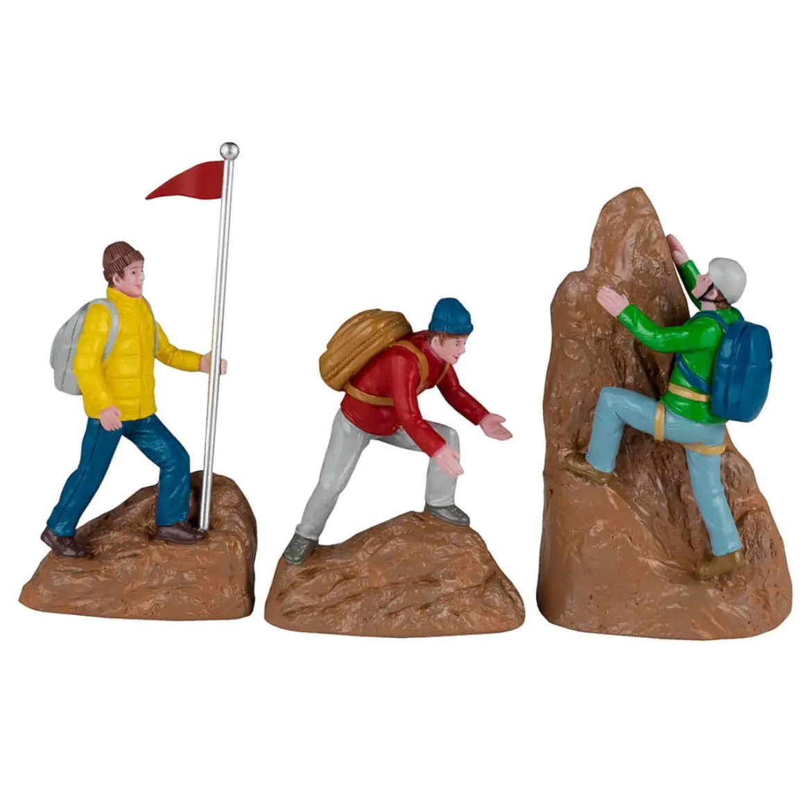 Lemax General Collectible Figurines: Rock Climbers, Set Of 3 #42334 1