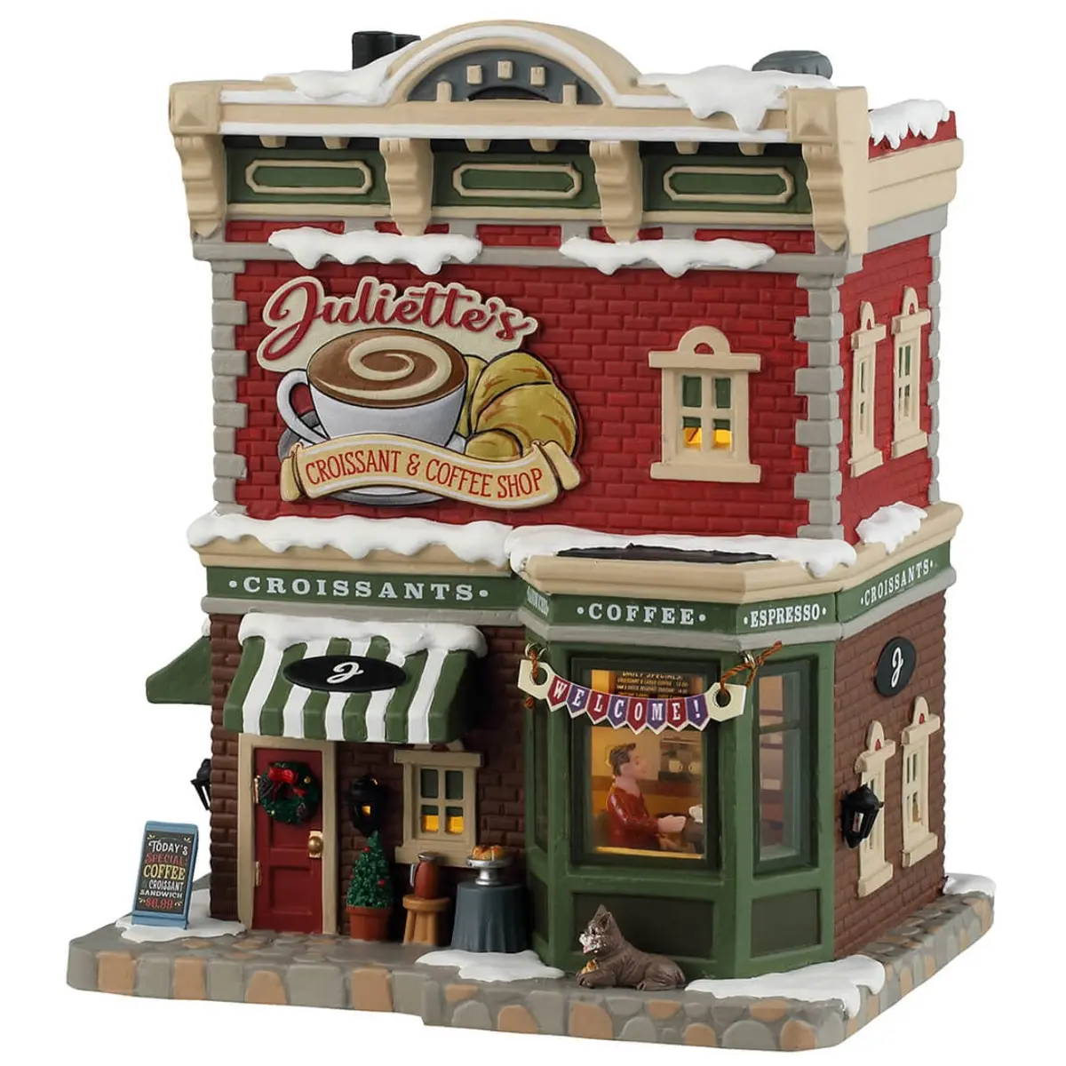 Lemax Caddington Village Lighted Building: Juliette's Croissant & Coffee Shop #45251 1