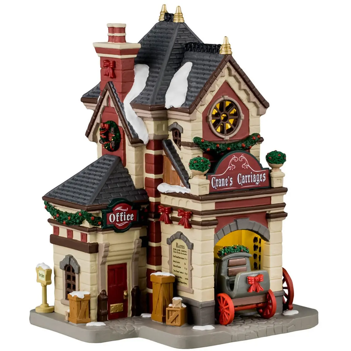 Lemax Caddington Village Lighted Building: Crane's Carriages #45258 1