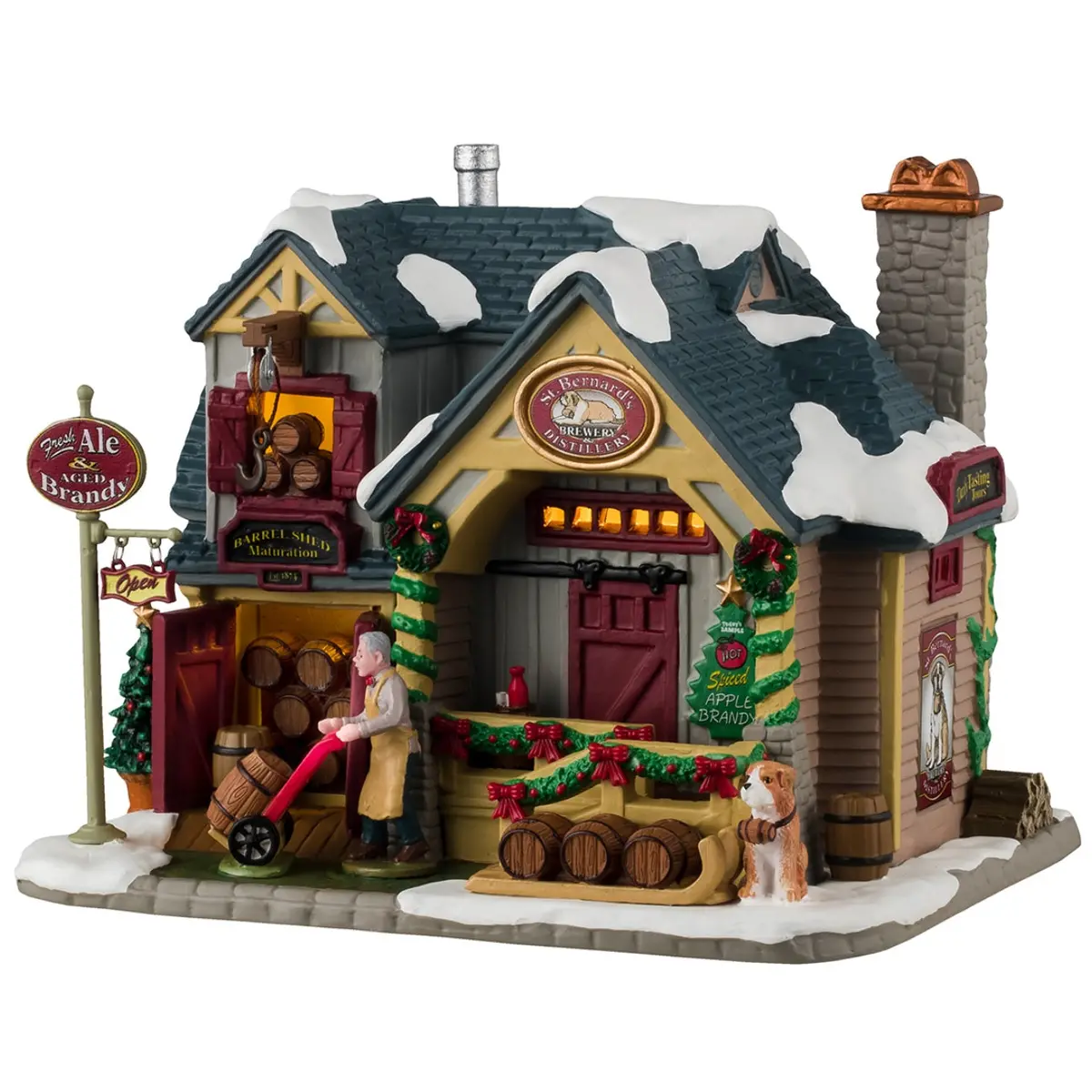 Lemax Vail Village Lighted Building: St. Bernard's Brewery & Distillery #45234 1