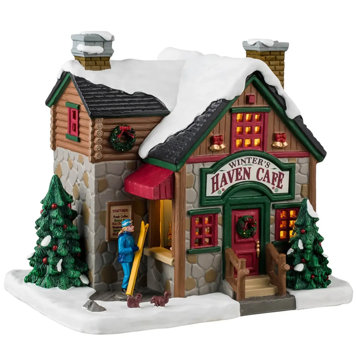 Lemax Vail Village Lighted Building: Winter's Haven Café #45232 1