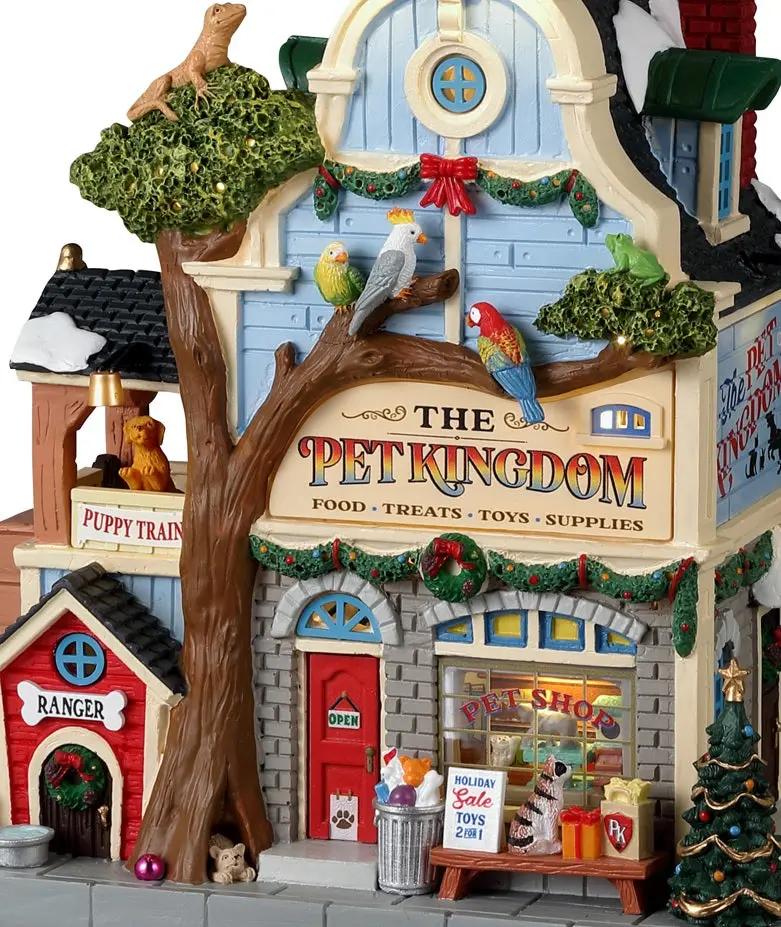 Lemax Harvest Crossing Lighted Building: The Pet Kingdom #35073 2