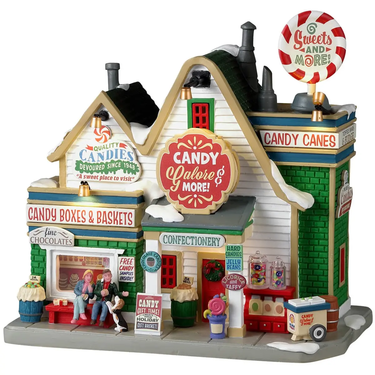 Lemax Harvest Crossing Lighted Building: Candy Galore & More #35074 1