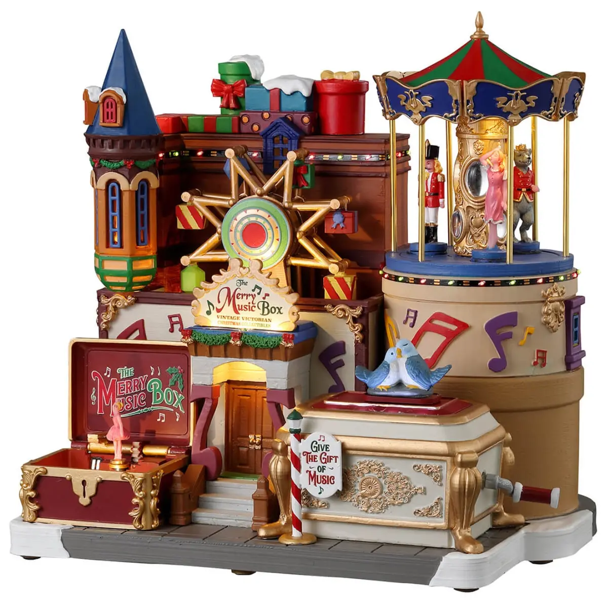 Lemax Caddington Village Sights & Sounds: The Merry Music Box #35021 1