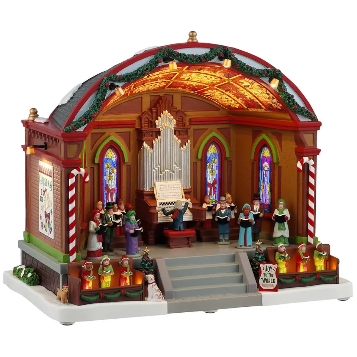 Lemax Caddington Village Sights & Sounds: Christmas At The Park Pavilion #45267 1